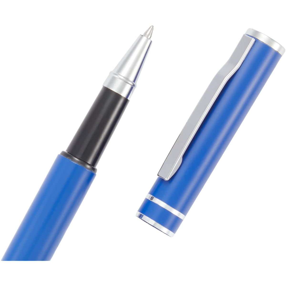 Blair Rollerball Pen in Recycled Aluminum Laser Engraving - Blue - Detail 4