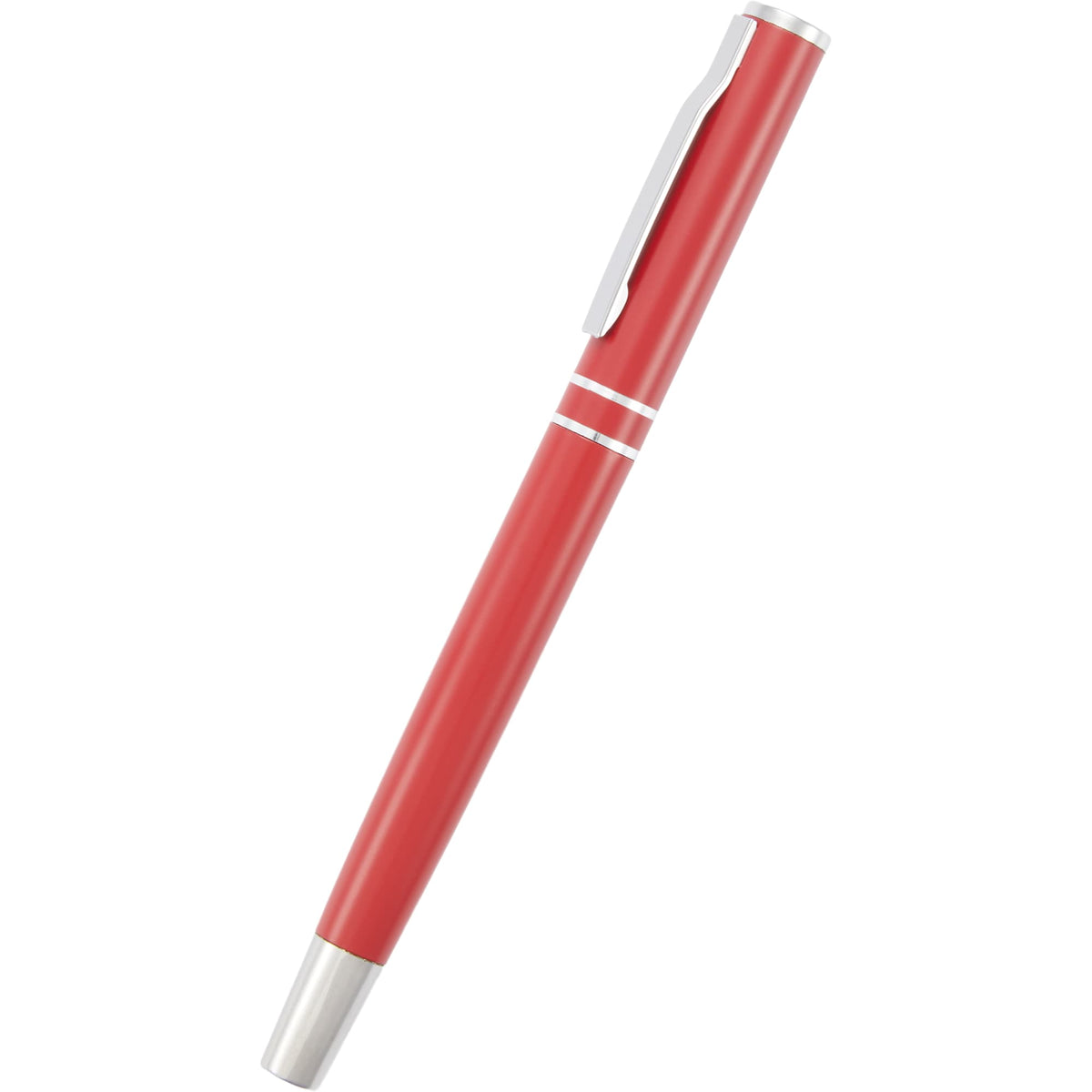 Blair Rollerball Pen in Recycled Aluminum Laser Engraving - Red - Detail