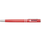 Blair Rollerball Pen in Recycled Aluminum Laser Engraving - Red - Front