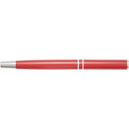 Blair Rollerball Pen in Recycled Aluminum Laser Engraving - Red - Top