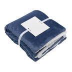 Blanket in Sherpa Fleece - Navy - Card_Blank