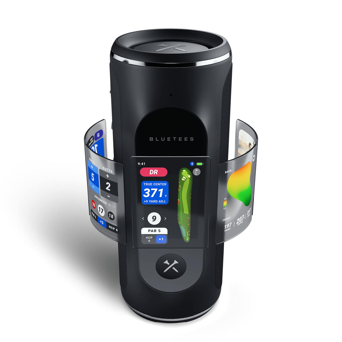 Blue Tees Player Pro GPS Golf Speaker with Touchscreen - Black - Photo 10