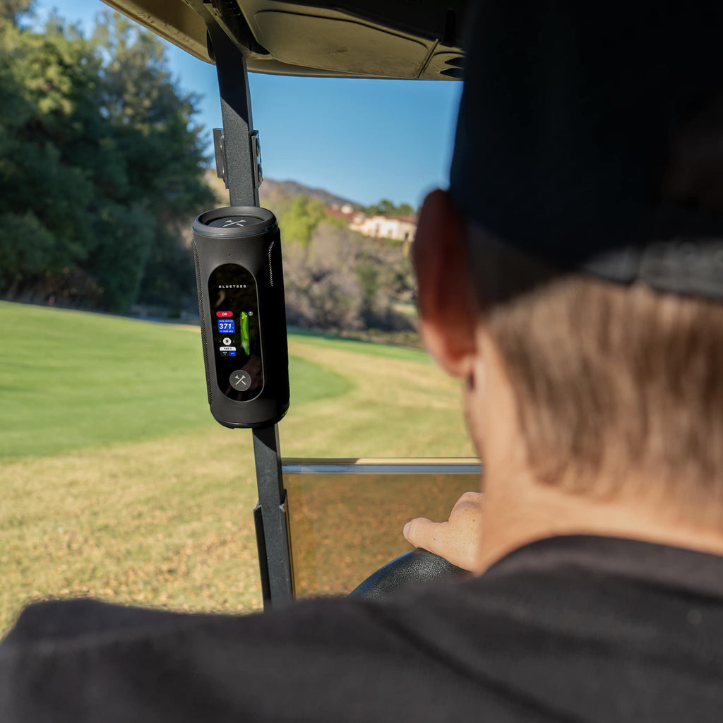Blue Tees Player Pro GPS Golf Speaker with Touchscreen - Black - Photo 4