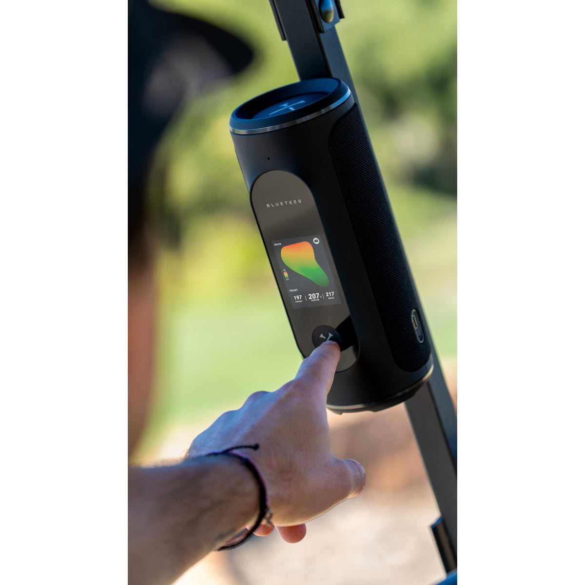 Blue Tees Player Pro GPS Golf Speaker with Touchscreen - Black - Photo 5