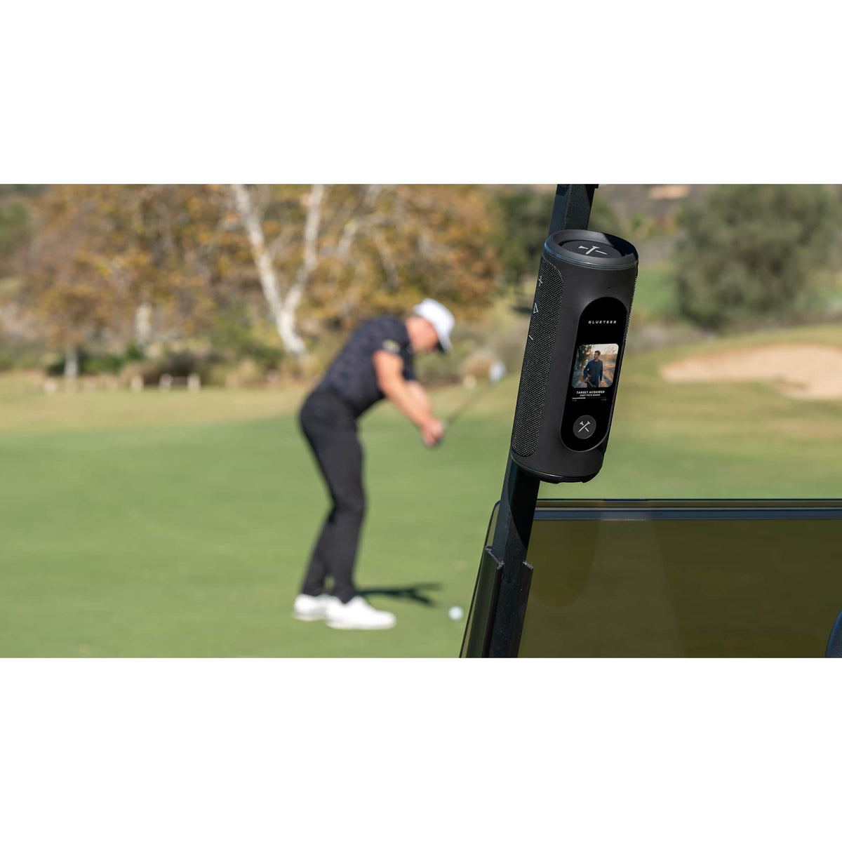 Blue Tees Player Pro GPS Golf Speaker with Touchscreen - Black - Photo 6