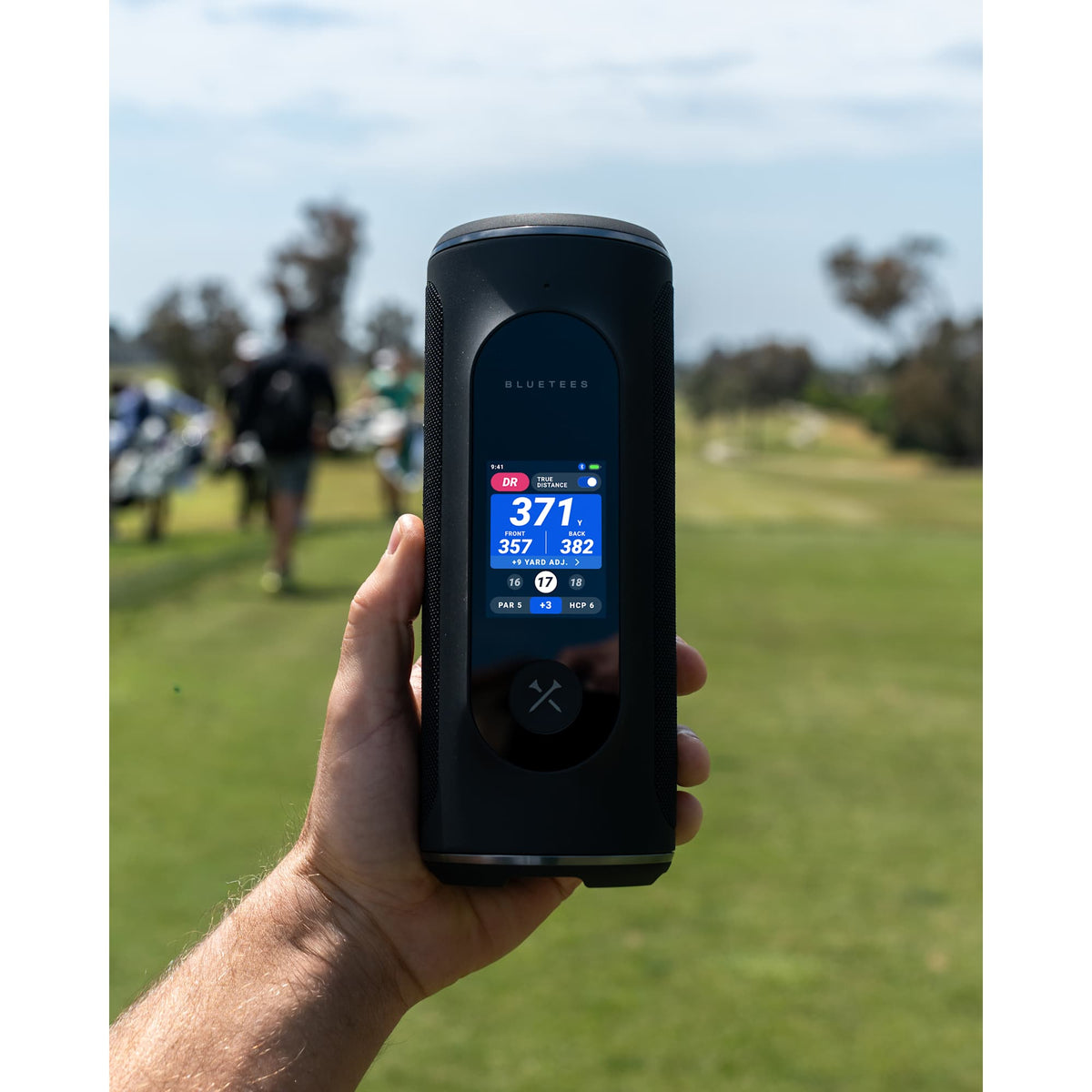 Blue Tees Player Pro GPS Golf Speaker with Touchscreen - Black - Photo 7