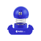Bobble Head Phone Holder with Smiley Face - Royal Blue - Pad Print