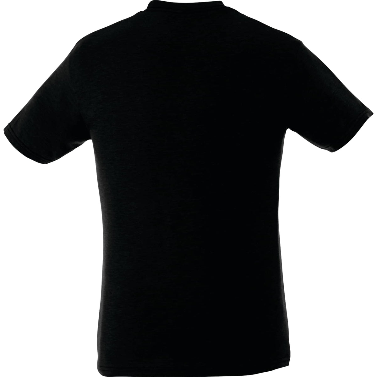 Bodie Crew Neck Short Sleeve Tee for Men Embroidery - Black - Back Flat