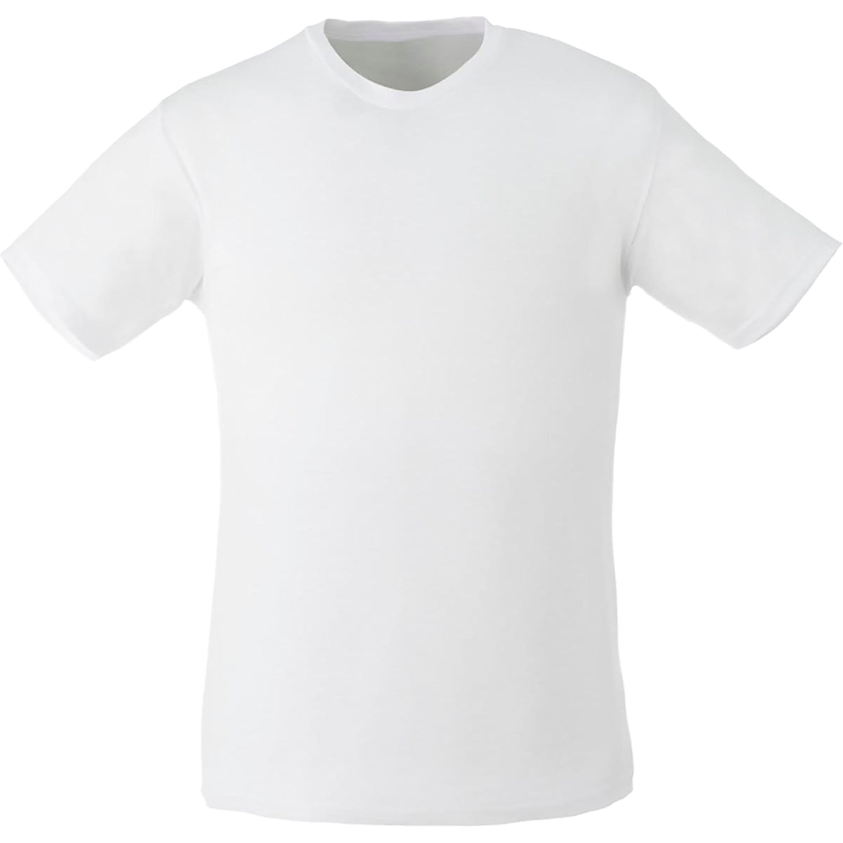 Bodie Crew Neck Short Sleeve Tee for Men Embroidery - White - Front