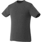 Bodie Crew Neck Short Sleeve Tee for Men Transfer - Heather Dark Charcoal - Front Flat