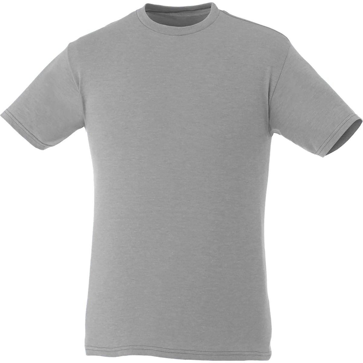 Bodie Crew Neck Short Sleeve Tee for Men Transfer - Medium Heather Grey - Front