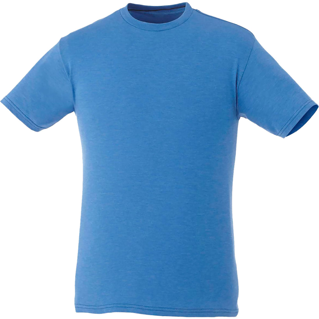 Bodie Crew Neck Short Sleeve Tee for Men Transfer - New Royal Heather - Front