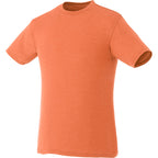 Bodie Crew Neck Short Sleeve Tee for Men Transfer - Orange Heather - Front Flat
