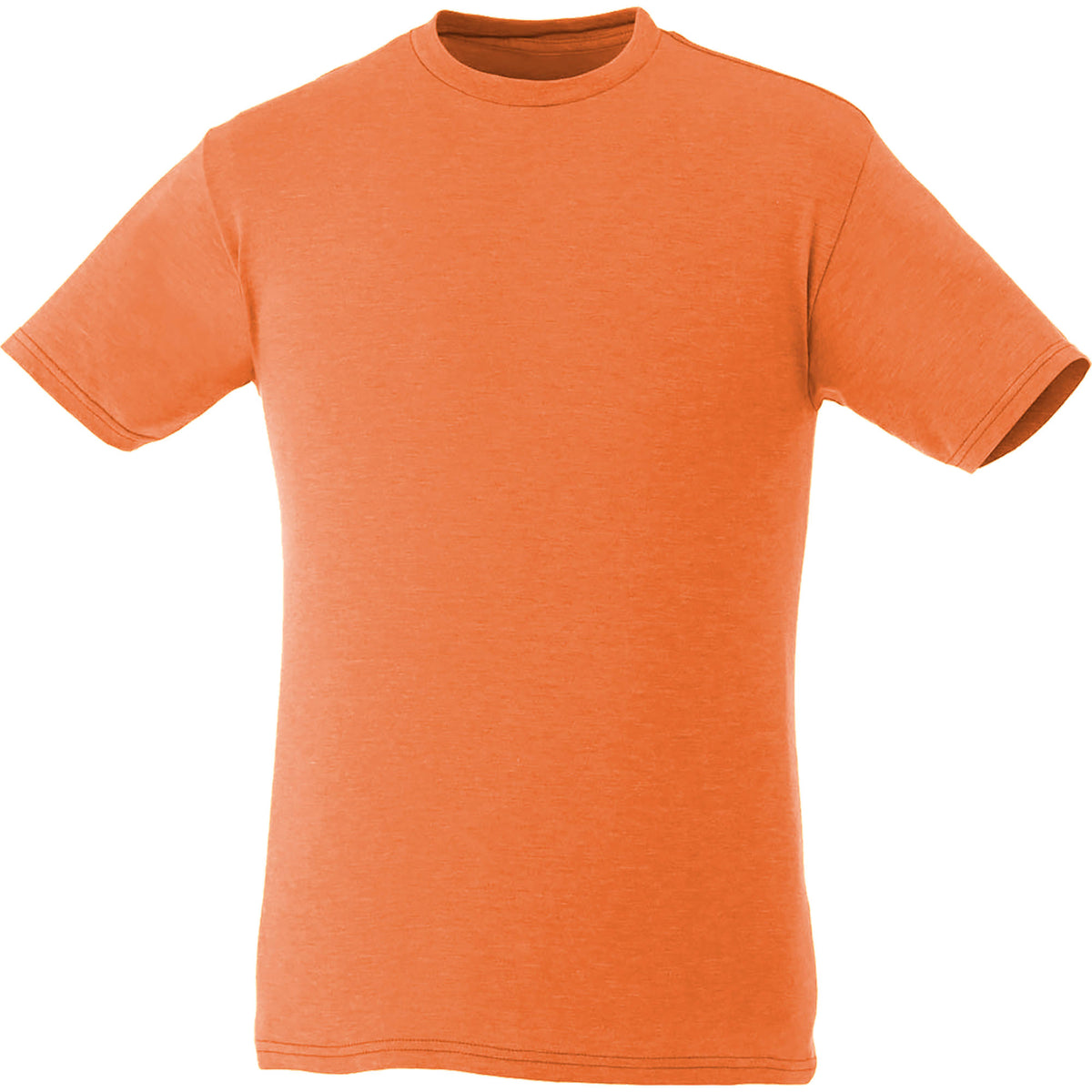 Bodie Crew Neck Short Sleeve Tee for Men Transfer - Orange Heather - Front