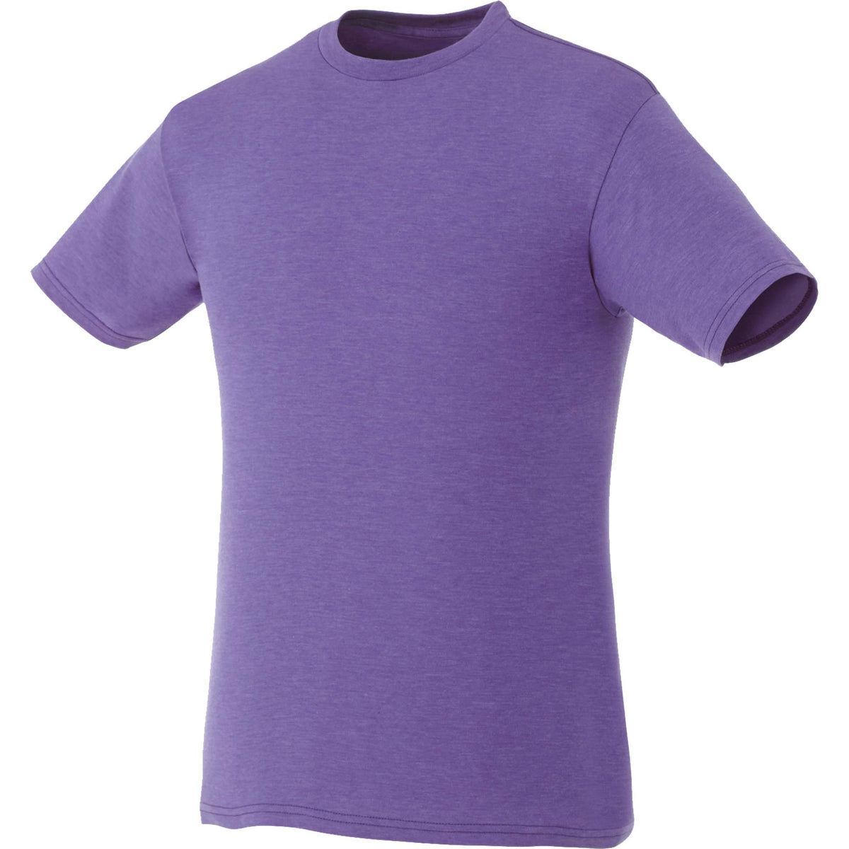 Bodie Crew Neck Short Sleeve Tee for Men Transfer - Purple Heather - Front Flat