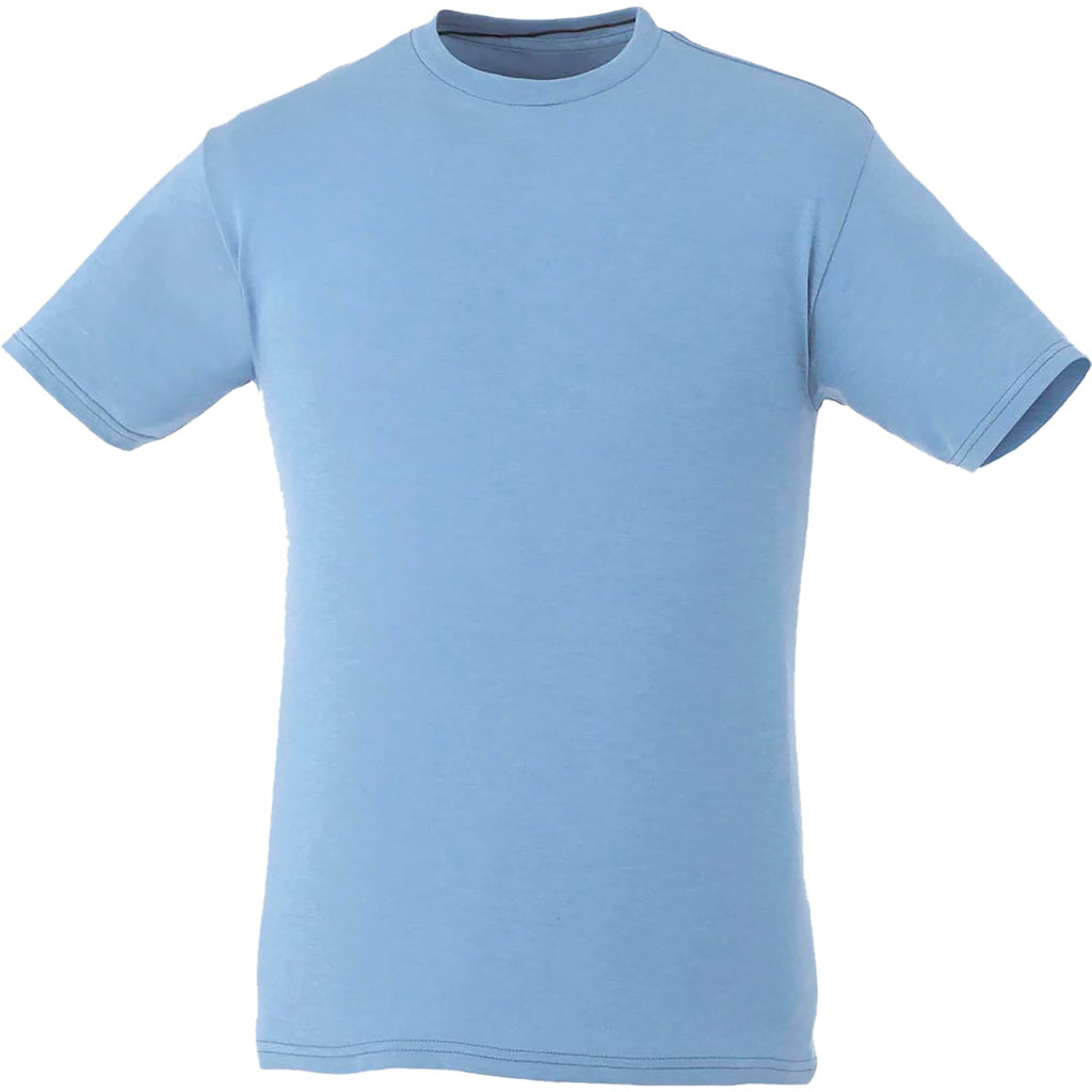 Bodie Crew Neck Short Sleeve Tee for Men Transfer - Sky Heather - Front
