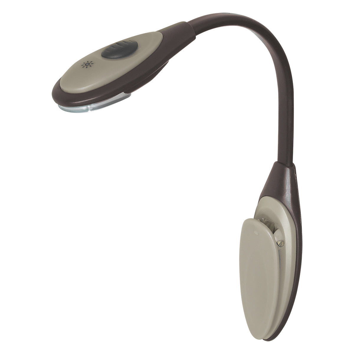 Book Light That Bends - Black With Gray - Back