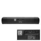 Boomin Soundbar Bluetooth Speaker Full Color - Black - Back