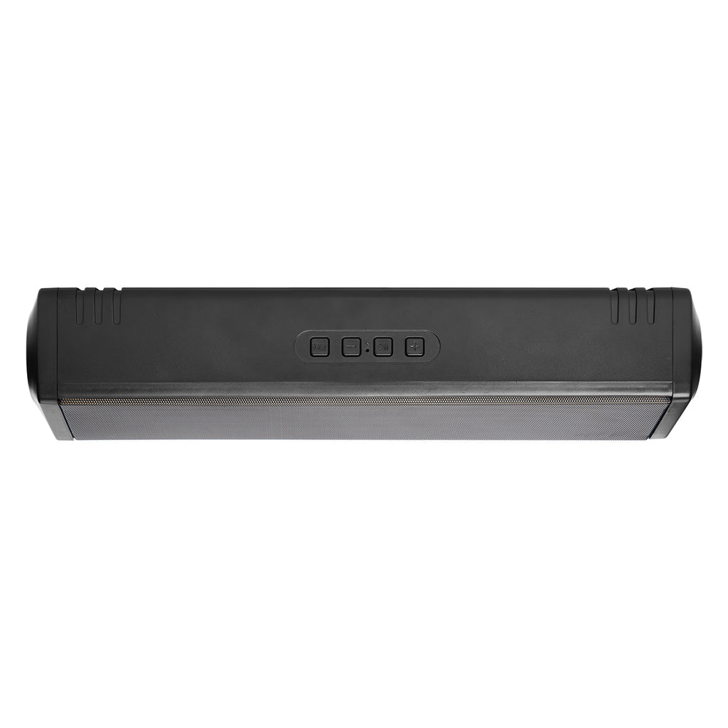 Boomin Soundbar Bluetooth Speaker Full Color - Black - Top