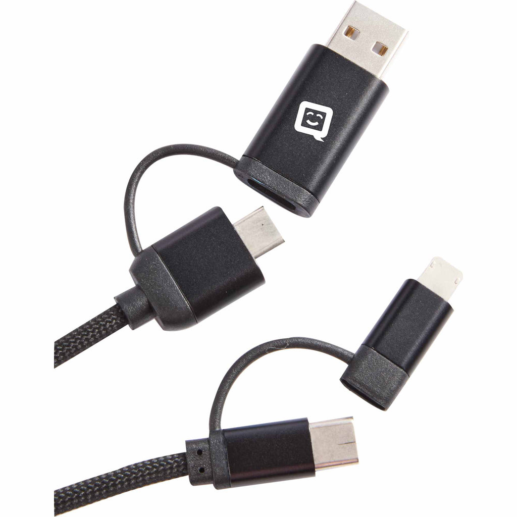 Boost 5-in-1 Laptop Charging Cable, 65W - Black - Front