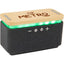 Boost Bamboo and Fabric Speaker with Wireless Charger Full Color - Natural/Gray - Right Angle