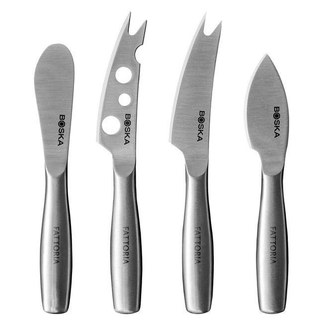 Boska Copenhagen Cheese Knife Set of Four, Small Laser Engraving