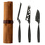Boska Monaco Cheese Knife Set with Leather Case, Black Laser Engraving - Black - View 1
