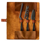 Boska Monaco Cheese Knife Set with Leather Case, Black Laser Engraving - Black - View 3