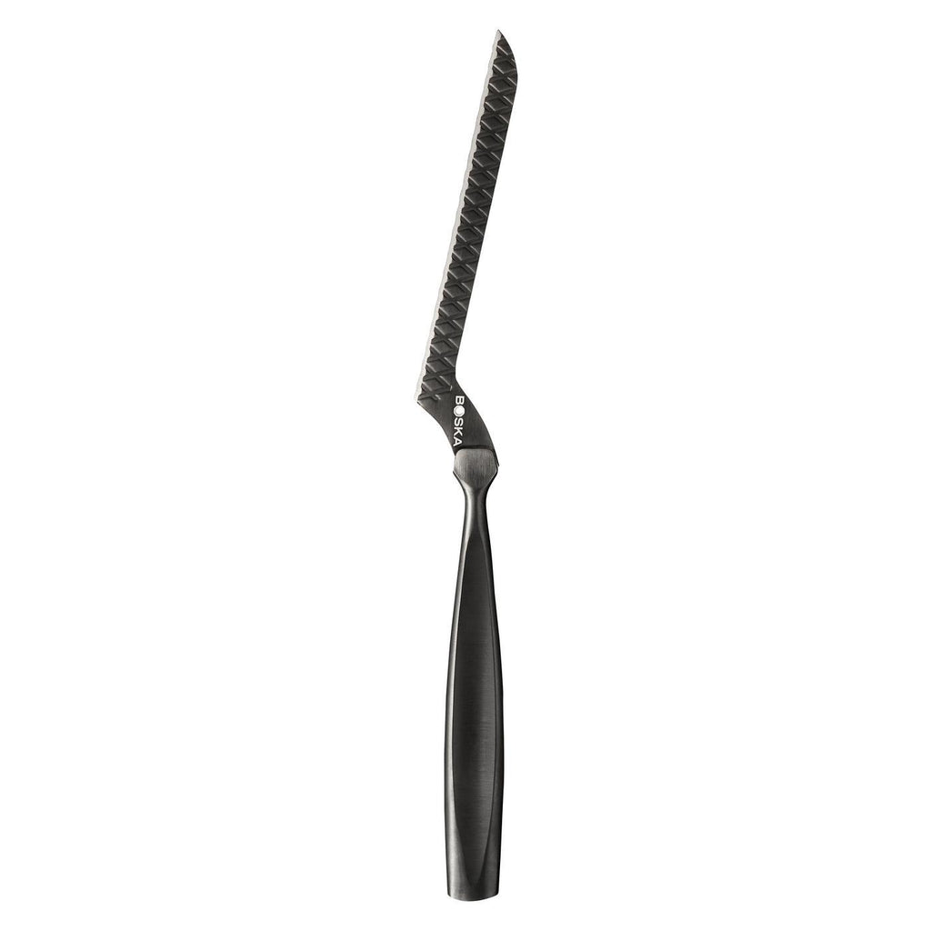 Boska Monaco Cheese Knife Set with Leather Case, Black Laser Engraving - Black - View 4