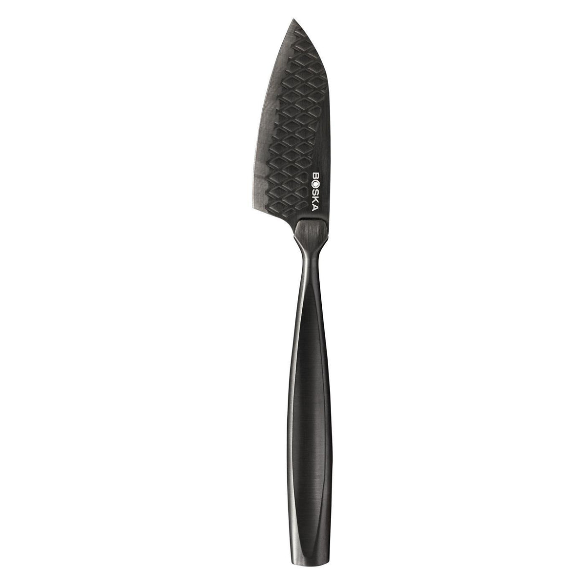 Boska Monaco Cheese Knife Set with Leather Case, Black Laser Engraving - Black - View 6