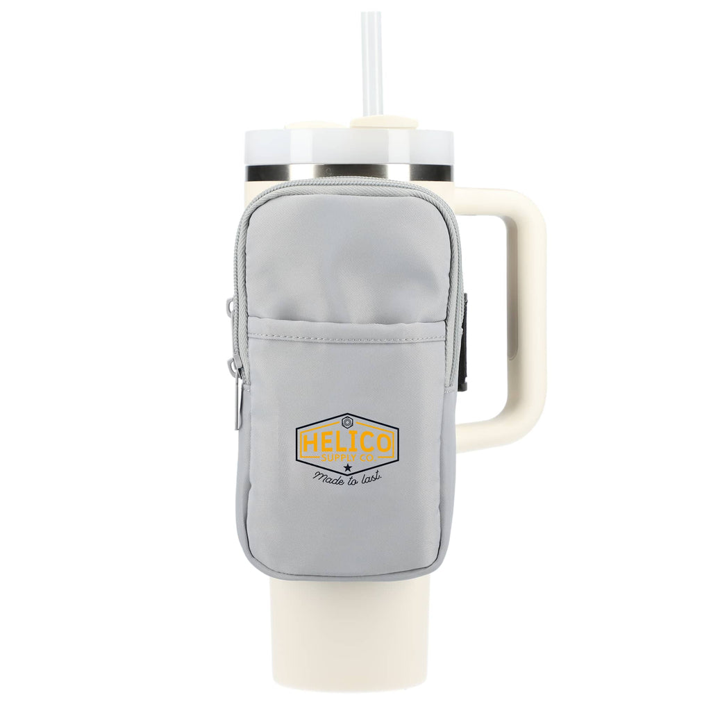 Bottle Buddy Deluxe Pouch for Water Bottles Transfer - Gray - Front