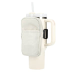 Bottle Buddy Deluxe Pouch for Water Bottles Transfer - Natural - Left Angle