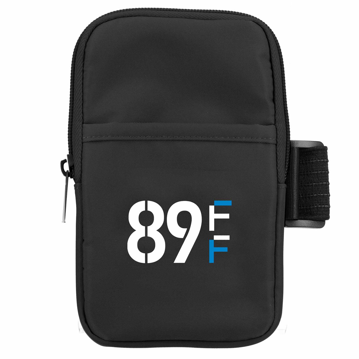 Bottle Buddy Strap-On Pouch for Water Bottles Full Color - Black - Front