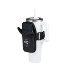 Bottle Buddy Strap-On Pouch for Water Bottles Full Color - Black - Phone