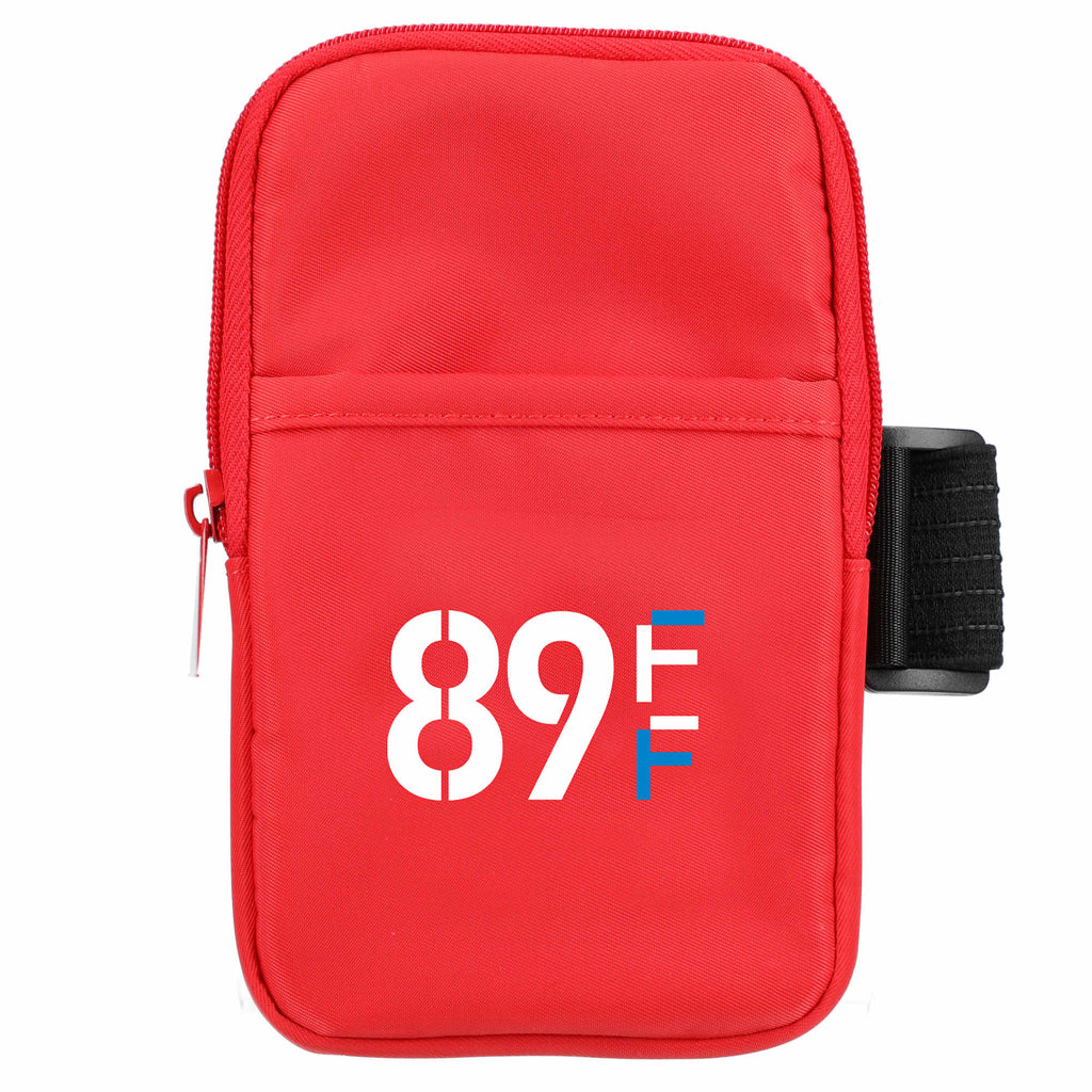Bottle Buddy Strap-On Pouch for Water Bottles Full Color - Red - Front