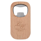 Bottle Opener in Wood - Natural - Laser