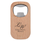 Bottle Opener in Wood - Natural - Silk Screen