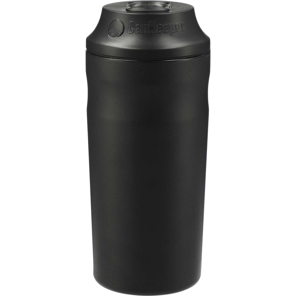 BottleKeeper CanKeeper 3-in-1 Slim Can Cooler - Black - Back