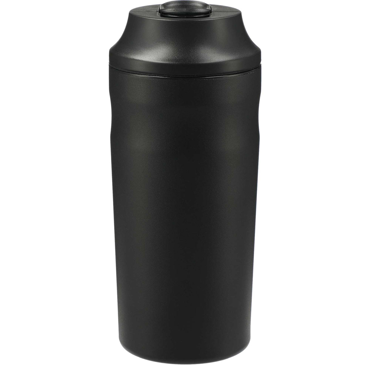 BottleKeeper CanKeeper 3-in-1 Slim Can Cooler Laser Engraving - Black - Front