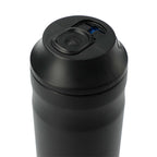 BottleKeeper CanKeeper 3-in-1 Slim Can Cooler Laser Engraving - Black - Left Angle 3