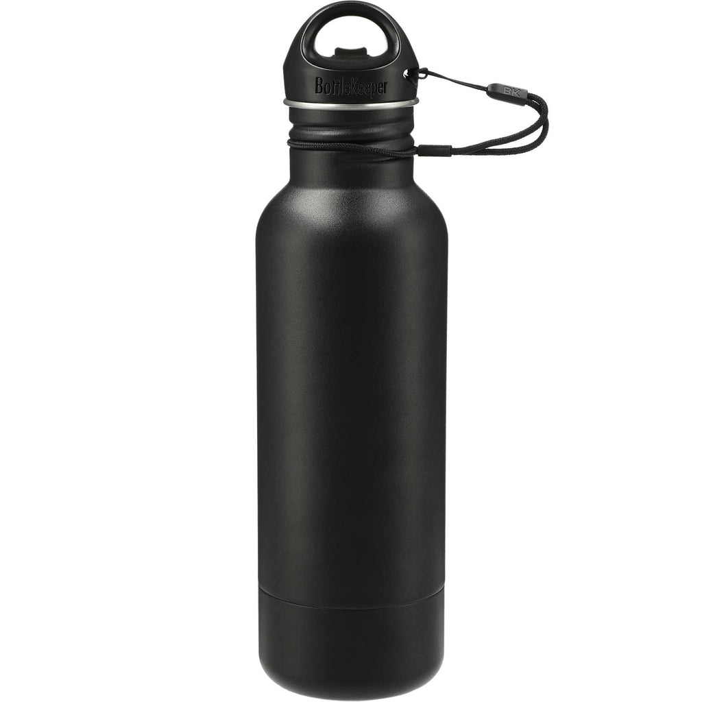 BottleKeeper Standard Insulated Bottle Holder - Black - Back