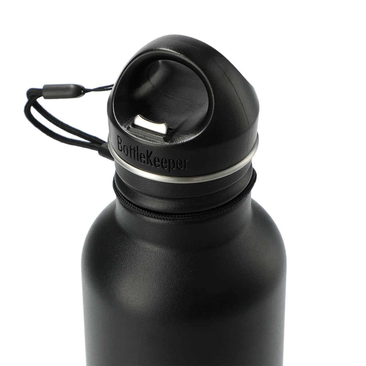 BottleKeeper Standard Insulated Bottle Holder - Black - Right Angle