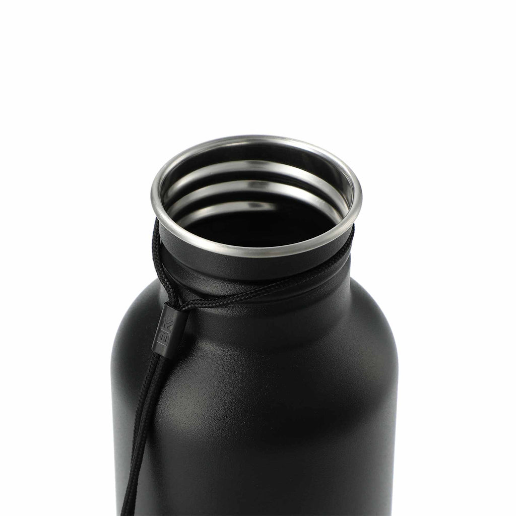 BottleKeeper Standard Insulated Bottle Holder Laser Engraving - Black - Right Angle 2