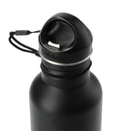 BottleKeeper Standard Insulated Bottle Holder Laser Engraving - Black - Right Angle