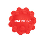 Bouncing Ball, Push Pop - Red - Silk Screen