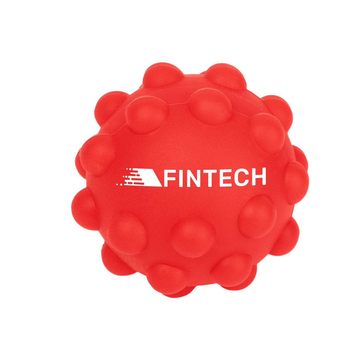 Bouncing Ball, Push Pop - Red - Silk Screen
