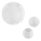 Bouncy Ball with a Textured Fidget - White