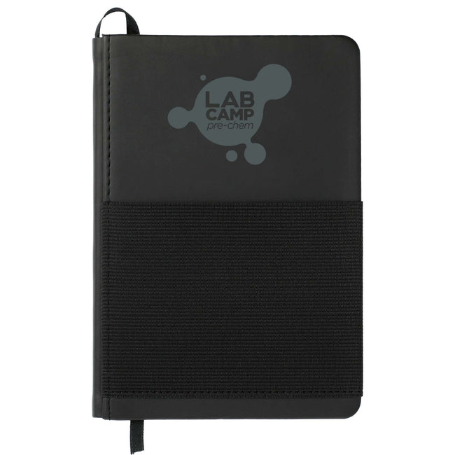 Bound Notebook with Elastic Phone Pocket, 5 x 7 Inches