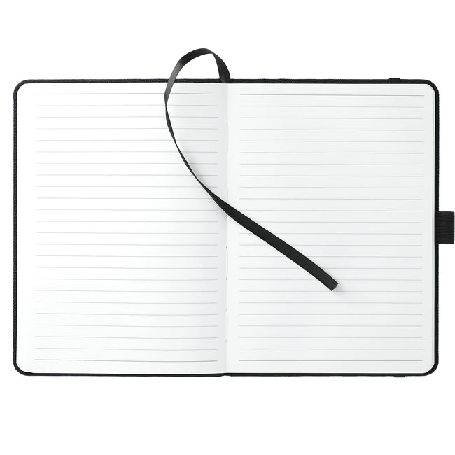 Bound Notebook with Recycled 600D Cover, 5 x 7 Inches