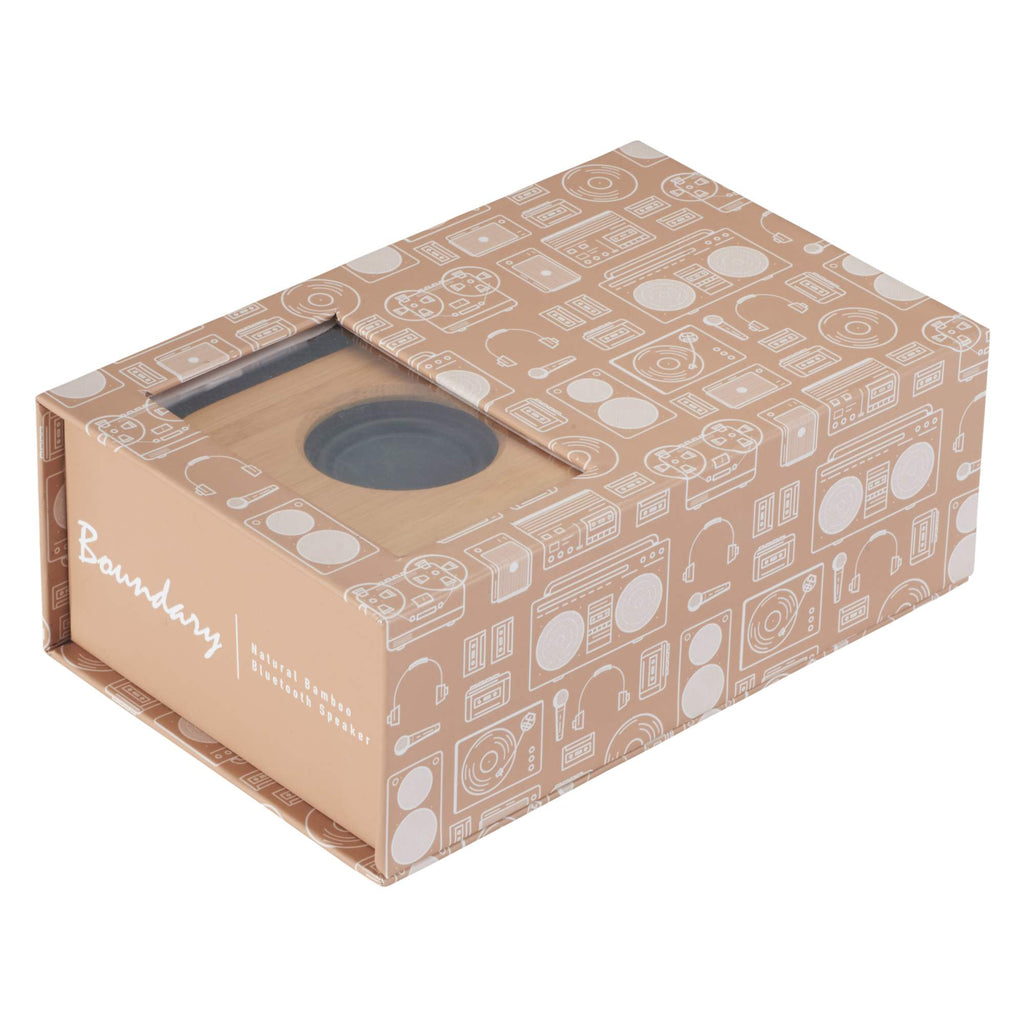Boundary Bamboo Bluetooth Speaker in Gift Box - Natural - Photo 3